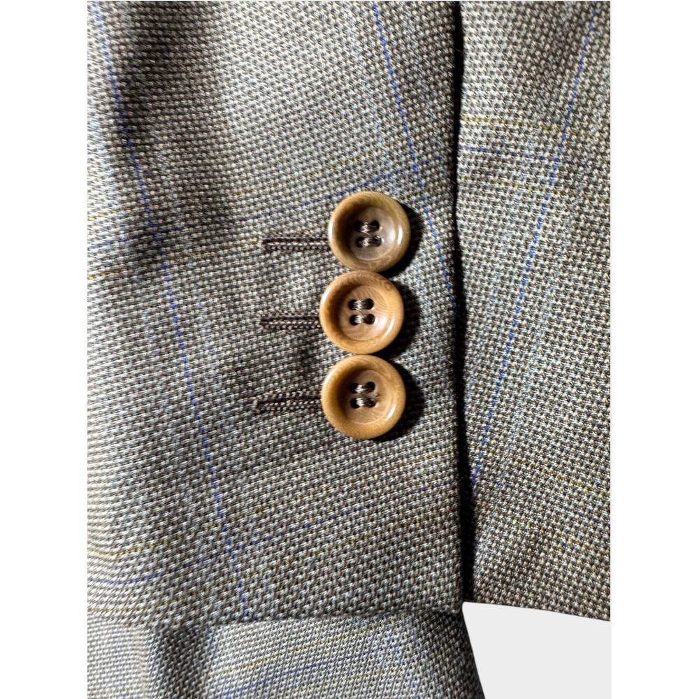 VTG Canali Proposta Blazer Jacket Mens 54 L Brown Wool 3-Button Classic Formal - Picture 6 of 16